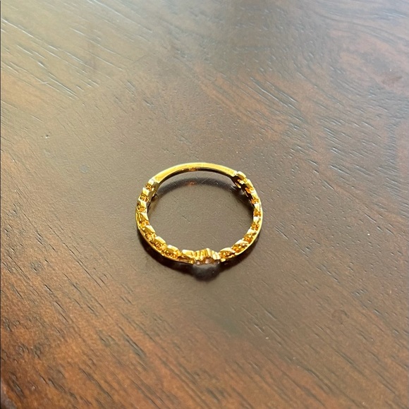 14k Gold plated CZ Ring - Size 7 - Picture 14 of 16